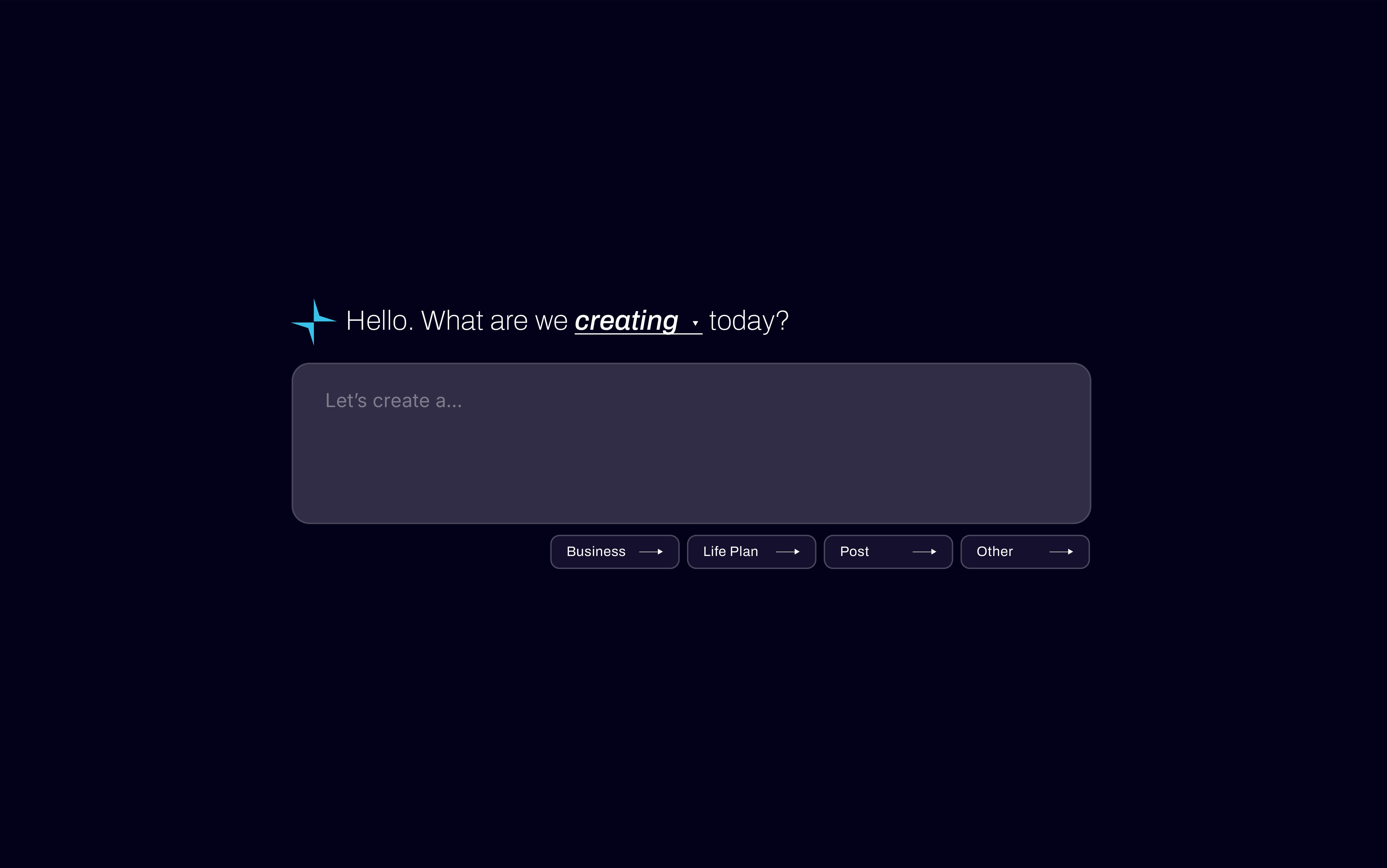 Upvolve OS screen